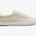 schoenen Keds center iii slub gestreepte sneaker bruine streep vrouwen 86BZ155
