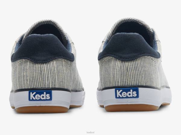 schoenen Keds center iii slub gestreepte sneaker marine streep vrouwen 86BZ154 - Image 2