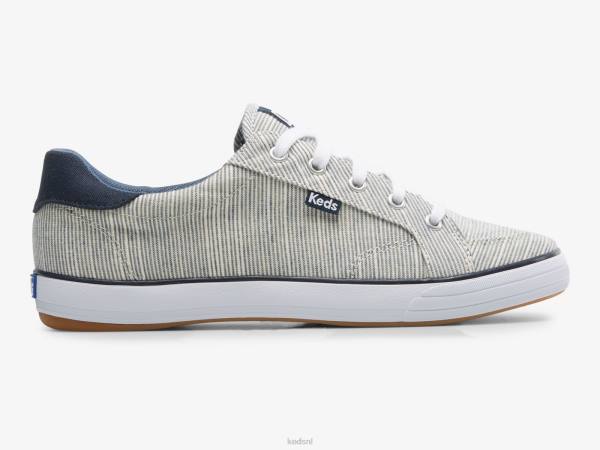 schoenen Keds center iii slub gestreepte sneaker marine streep vrouwen 86BZ154 - Image 1