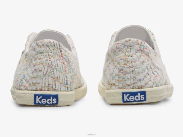 schoenen Keds chillax textiel natuurlijk geweven instapsneaker wit multi vrouwen 86BZ63 - Image 2