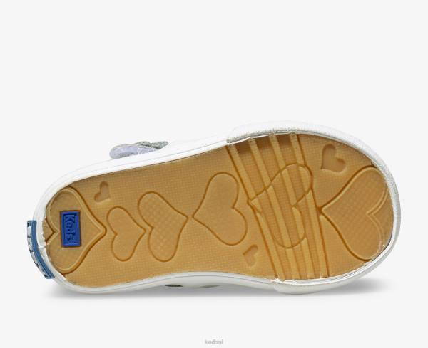 schoenen Keds Daphne leren sneaker met t-bandje zacht groot kind 86BZ237 - Image 4
