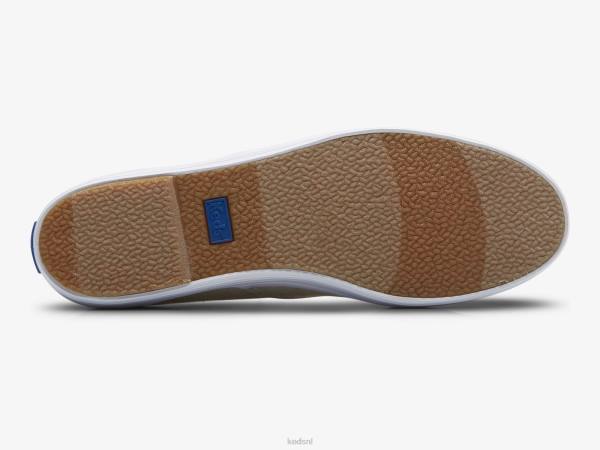schoenen Keds de platform sneaker van metallic textiel zilver vrouwen 86BZ170 - Image 4