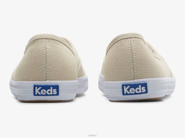 schoenen Keds de sneaker met ministippenprint bruin wit vrouwen 86BZ9 - Image 2
