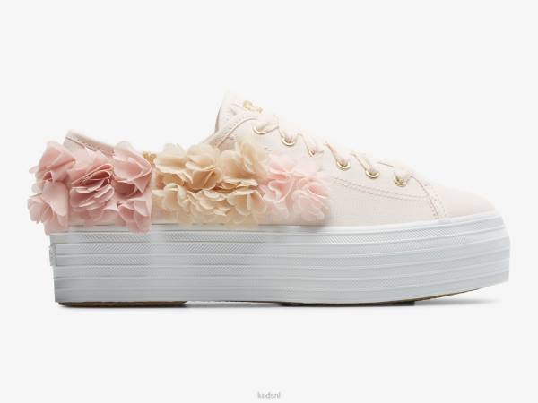 schoenen_keds_driedubbele_feestelijke_sneaker_met_bloemenapplique_roze_vrouwen_86bz210.jpg schoenen Keds driedubbele feestelijke sneaker met bloemenappliqué roze vrouwen 86BZ210 - Image 1