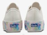 schoenen Keds driedubbele sneaker met abstracte bloemenprint wit multi vrouwen 86BZ172 - Image 2