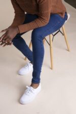 schoenen Keds driedubbele sneaker wit vrouwen 86BZ133 - Image 4