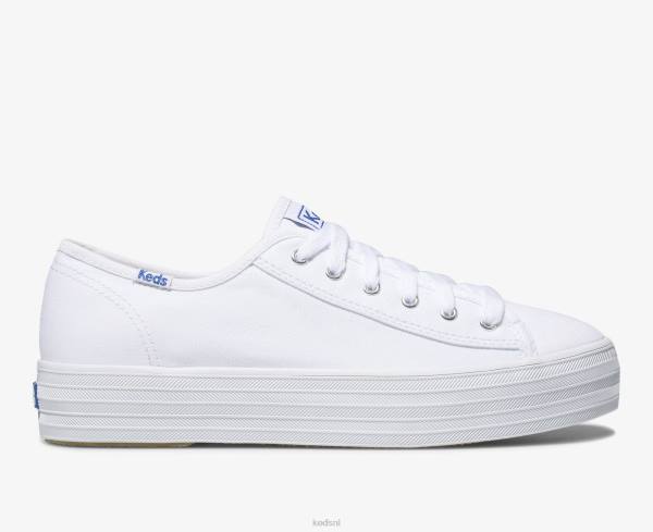schoenen_keds_driedubbele_trap_wit_vrouwen_86bz100.jpg schoenen Keds driedubbele trap wit vrouwen 86BZ100 - Image 1