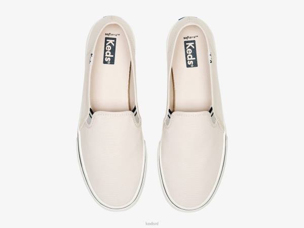 schoenen Keds dubbeldekker canvas slip op sneaker Het is roze vrouwen 86BZ66 - Image 3
