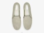 schoenen Keds dubbeldekker geperforeerde suède instapsneaker grijs vrouwen 86BZ68 - Image 3