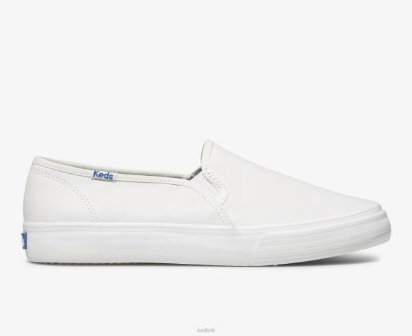 schoenen_keds_dubbeldekker_lederen_instapsneaker_wit_vrouwen_86bz28.jpg schoenen Keds dubbeldekker lederen instapsneaker wit vrouwen 86BZ28 - Image 1