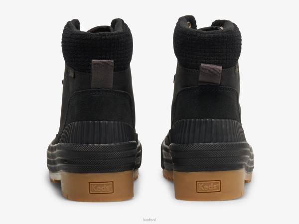 schoenen Keds fielder laars waterbestendig suède met thinsulate zwart vrouwen 86BZ206 - Image 2