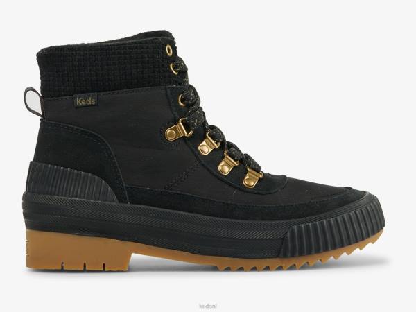 schoenen Keds fielder laars waterbestendig suède met thinsulate zwart vrouwen 86BZ206 - Image 1