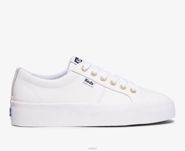 schoenen_keds_jump_kick_duo_leren_sneaker_wit_vrouwen_86bz85.jpg schoenen Keds jump kick duo leren sneaker wit vrouwen 86BZ85 - Image 1