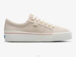 schoenen Keds jump kick duo perf suède sneaker lichtroze vrouwen 86BZ196