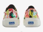 schoenen Keds jump kick duo tropische print sneaker zwart koraal vrouwen 86BZ156 - Image 3
