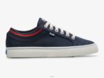 schoenen Keds jump kick rib gebreide kraag sneaker marine rood vrouwen 86BZ194