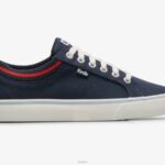 schoenen Keds jump kick rib gebreide kraag sneaker marine rood vrouwen 86BZ194