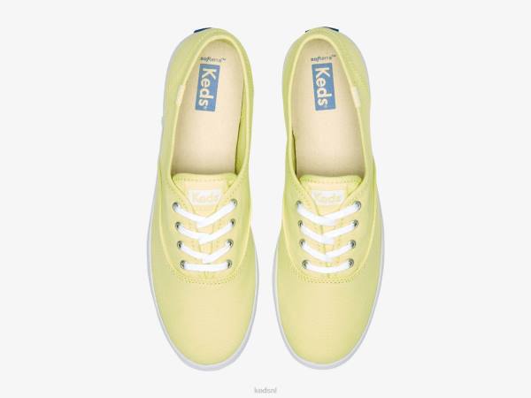 schoenen Keds kampioen canvas seizoensgebonden wasbare sneaker zonnige limoen vrouwen 86BZ174 - Image 3