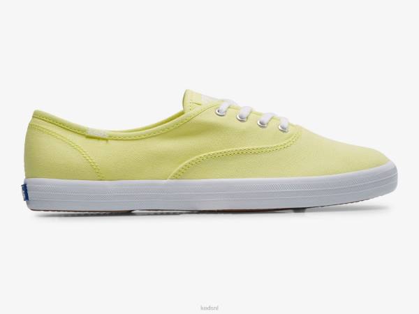 schoenen Keds kampioen canvas seizoensgebonden wasbare sneaker zonnige limoen vrouwen 86BZ174 - Image 1