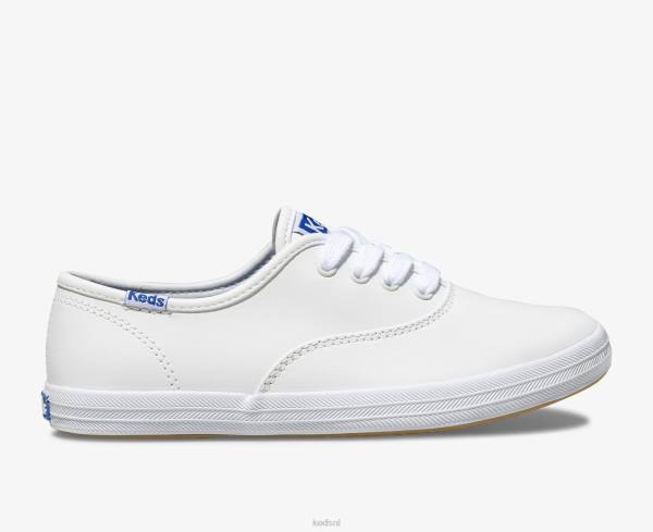 schoenen_keds_kampioen_cvo_sneaker_leer_wit_leer_groot_kind_86bz229.jpg schoenen Keds kampioen cvo sneaker leer wit leer groot kind 86BZ229 - Image 1