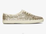 schoenen Keds kampioen glitter feestelijke sneaker goud vrouwen 86BZ105