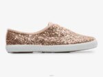 schoenen Keds kampioen glitter feestelijke sneaker rosé goud vrouwen 86BZ106
