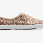 schoenen Keds kampioen glitter feestelijke sneaker rosé goud vrouwen 86BZ106
