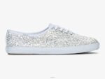 schoenen Keds kampioen glitter feestelijke sneaker wit vrouwen 86BZ107