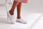 schoenen Keds kampioen glitter feestelijke sneaker wit vrouwen 86BZ107 - Image 3