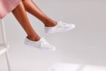 schoenen Keds kampioen glitter feestelijke sneaker wit vrouwen 86BZ107 - Image 5