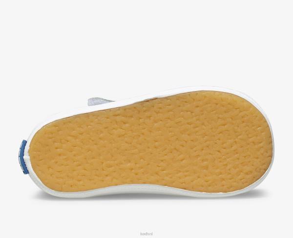 schoenen Keds kampioen neus t-strap sneaker wit leer klein kind 86BZ232 - Image 4