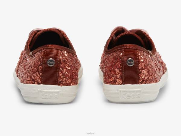 schoenen Keds kampioen pailletten feest sneaker verbrande sienna vrouwen 86BZ188 - Image 2