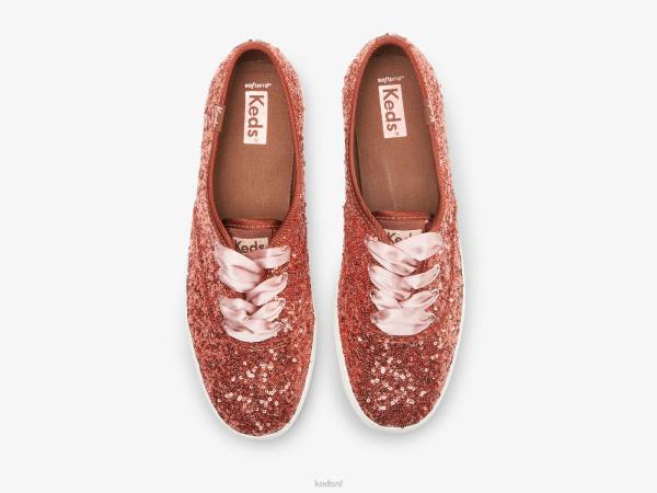 schoenen Keds kampioen pailletten feest sneaker verbrande sienna vrouwen 86BZ188 - Image 3