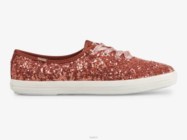 schoenen Keds kampioen pailletten feest sneaker verbrande sienna vrouwen 86BZ188 - Image 1