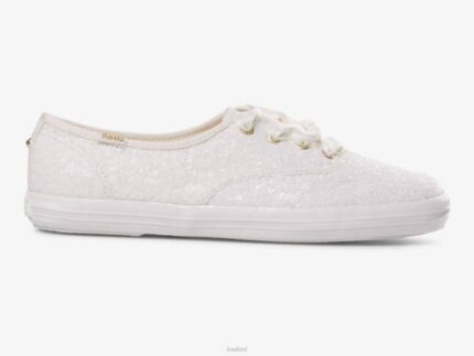 schoenen Keds kampioen pailletten sneaker gebroken wit vrouwen 86BZ179