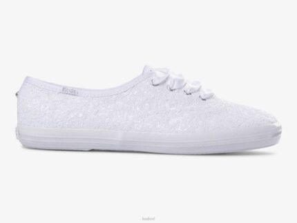 schoenen Keds kampioen pailletten sneaker wit vrouwen 86BZ178