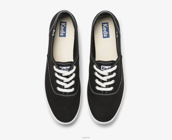 schoenen Keds kampioen prestatie. sneaker van biologisch katoen zwart vrouwen 86BZ109 - Image 5