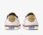 schoenen Keds kampioen wimpel lederen sneaker gebroken wit vrouwen 86BZ132 - Image 3