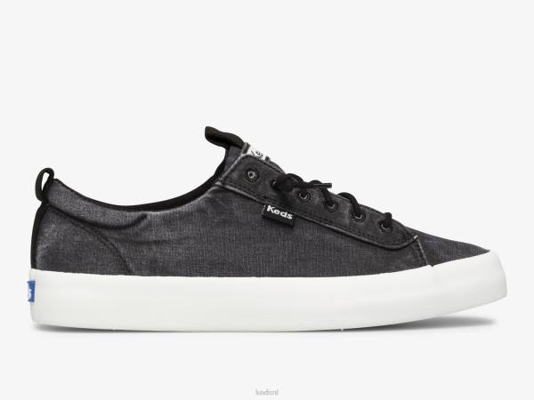 schoenen_keds_kickback_canvas_wasbare_sneaker_zwart_vrouwen_86bz33.jpg schoenen Keds kickback canvas wasbare sneaker zwart vrouwen 86BZ33 - Image 1