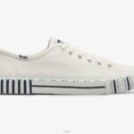 schoenen Keds kickstart sneaker met tennisstrepen witte marine vrouwen 86BZ203