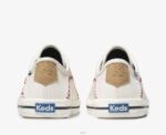 schoenen Keds kickstart wimpel sneaker gebroken wit canvas vrouwen 86BZ131 - Image 3