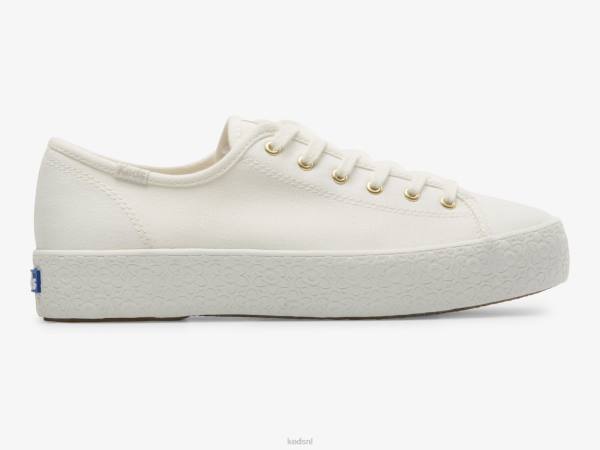 schoenen_keds_triple_kick_canvas_relief_sneaker_met_foxing_sneeuwwitje_vrouwen_86bz171.jpg schoenen Keds triple kick canvas reliëf sneaker met foxing Sneeuwwitje vrouwen 86BZ171 - Image 1