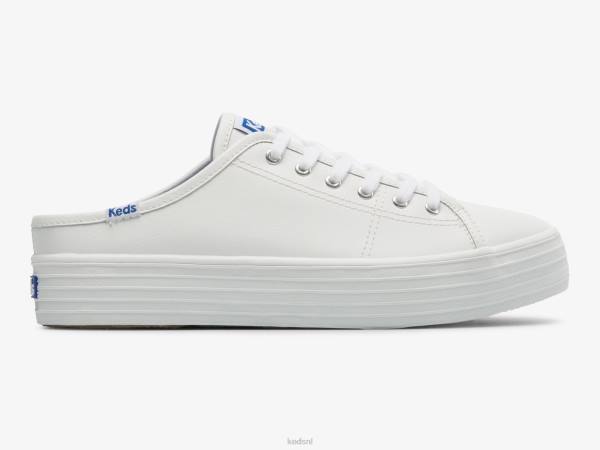 schoenen_keds_triple_kick_muilezel_lederen_instapsneaker_wit_vrouwen_86bz46.jpg schoenen Keds triple kick muilezel lederen instapsneaker wit vrouwen 86BZ46 - Image 1