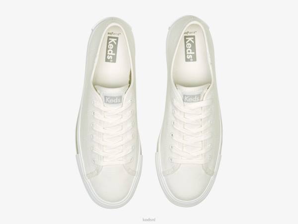 schoenen Keds triple up patchwork foxing sneaker wit vrouwen 86BZ191 - Image 3