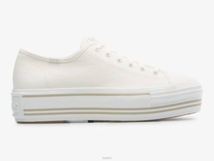 schoenen Keds triple up patchwork foxing sneaker wit vrouwen 86BZ191