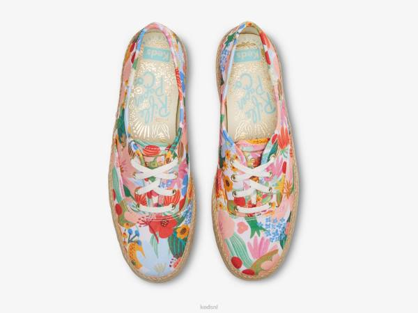 schoenen Keds x Rifle Paper Co. het platform jute sicilië wit multi vrouwen 86BZ182 - Image 3