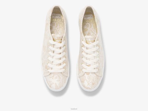 schoenen Keds x Rifle Paper Co. triple kick colette jacquard sneaker ivoor vrouwen 86BZ130 - Image 3