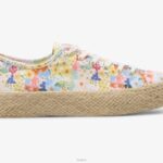 schoenen Keds x Rifle Paper Co. triple kick jute margaux wit multi vrouwen 86BZ177