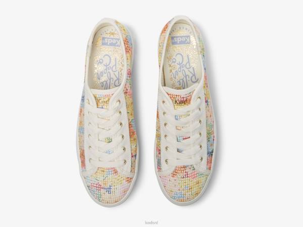 schoenen Keds x Rifle Paper Co. triple kick mesh margaux wit multi vrouwen 86BZ181 - Image 5