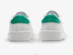 schoenen Keds aas leren sneaker wit groen vrouwen 86BZ197 - Image 2